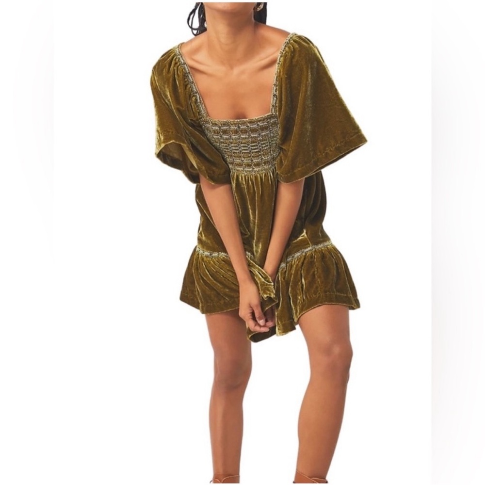 Free people wonderful velvet dress